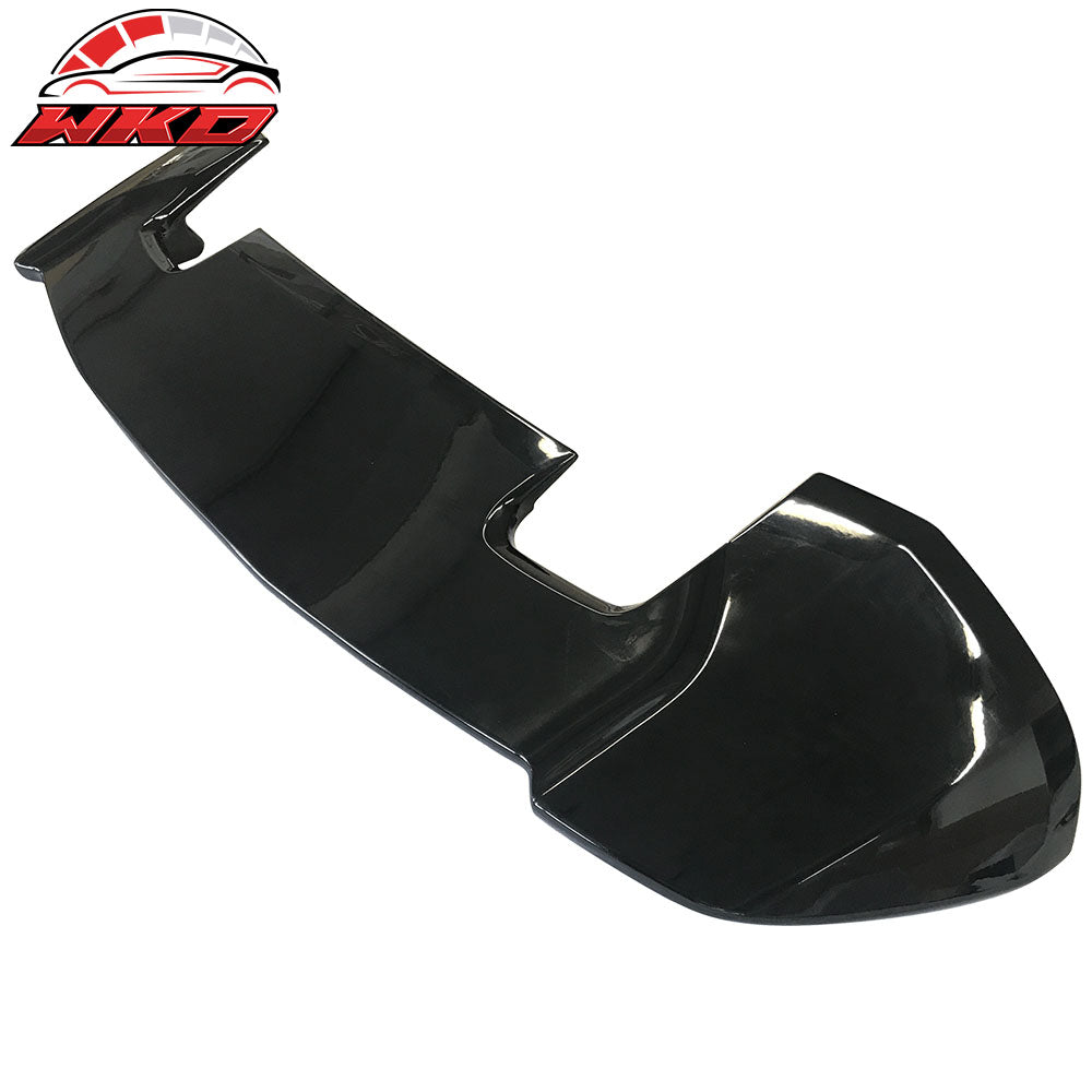 For 15-18 Honda Fit Rear Roof Spoiler RS Style ABS LED Window Visor NH731P Black