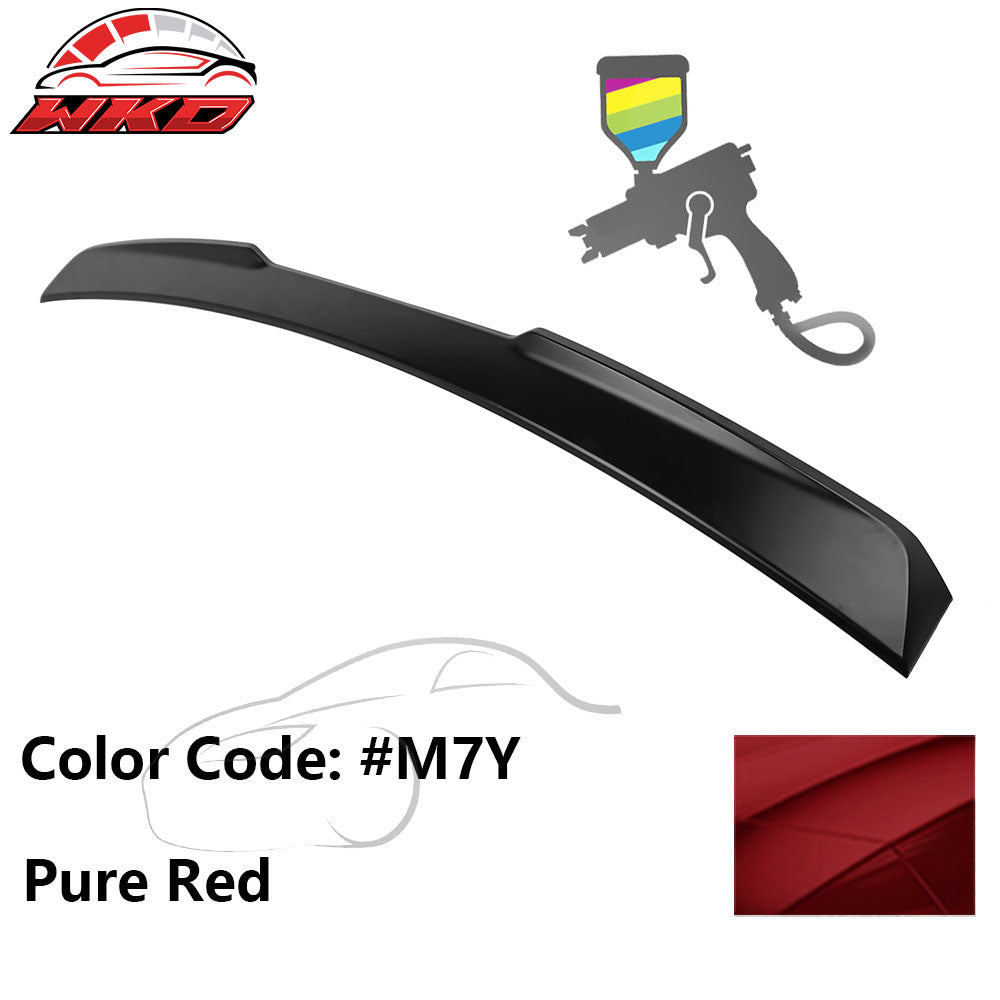 Fits 15-21 Subaru WRX STI X Style Rear Roof Spoiler Wing Painted #M7Y Pure Red