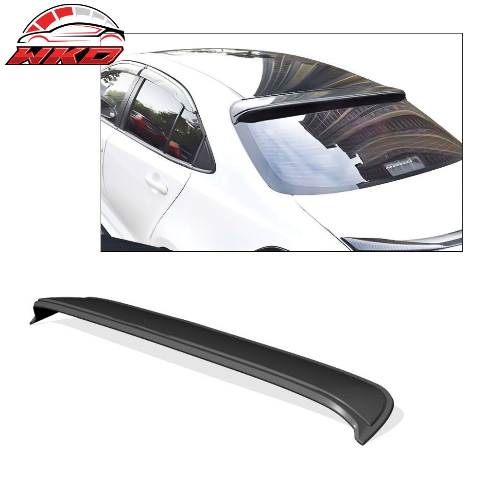 Fits 20-25 Toyota Corolla 4DR Sedan Rear Window Roof Spoiler Wing Matte Black PP