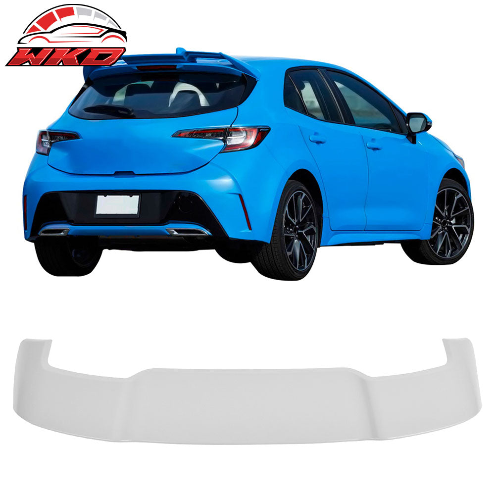 Fits 19-25 Toyota Corolla Hatchback Sport J Style Roof Spoiler Unpainted Gray