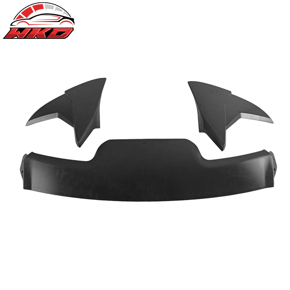 Fits 19-25 Toyota GR Corolla E210 Hatchback 3PCS Rear Roof Spoiler Matte Black