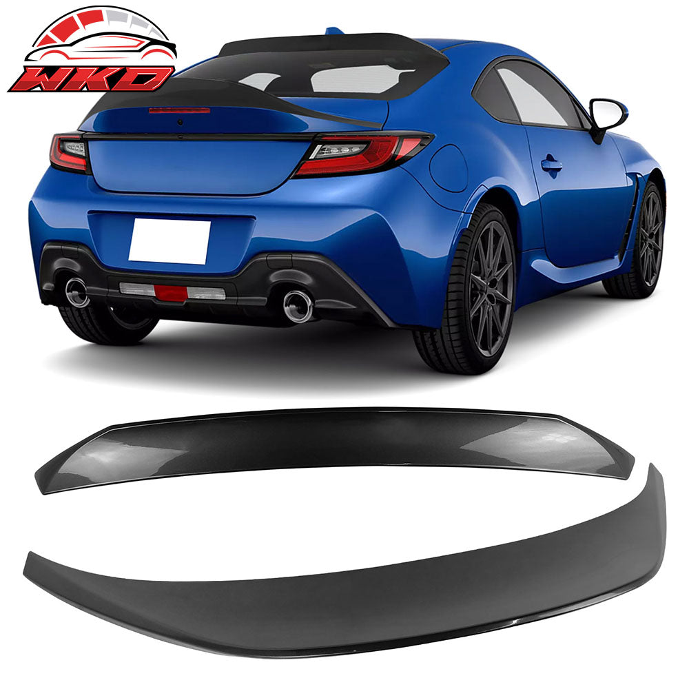 Fits 22-26 Toyota GR86/Subaru BRZ #P8Y Gray IKON Roof TRD Trunk Spoiler ABS