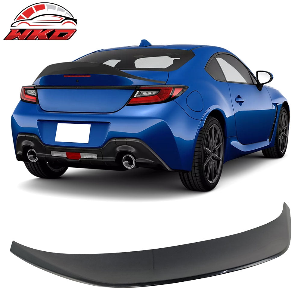 Fits 22-26 Toyota GR86/Subaru BRZ #P8Y Gray IKON Roof TRD Trunk Spoiler ABS