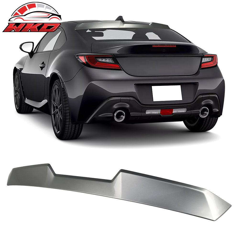 Fits 22-26 Toyota GR86/Subaru BRZ V Roof + TRD Trunk Spoiler Painted #P8Y Gray
