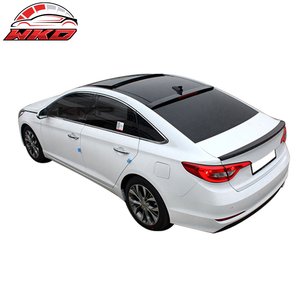 Fits 11-14 Hyundai YF Sonata Roof Spoiler Wing OE Factory Style Unpainted ABS