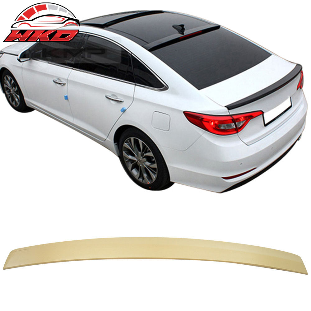 Fits 11-14 Hyundai YF Sonata Roof Spoiler Wing OE Factory Style Unpainted ABS