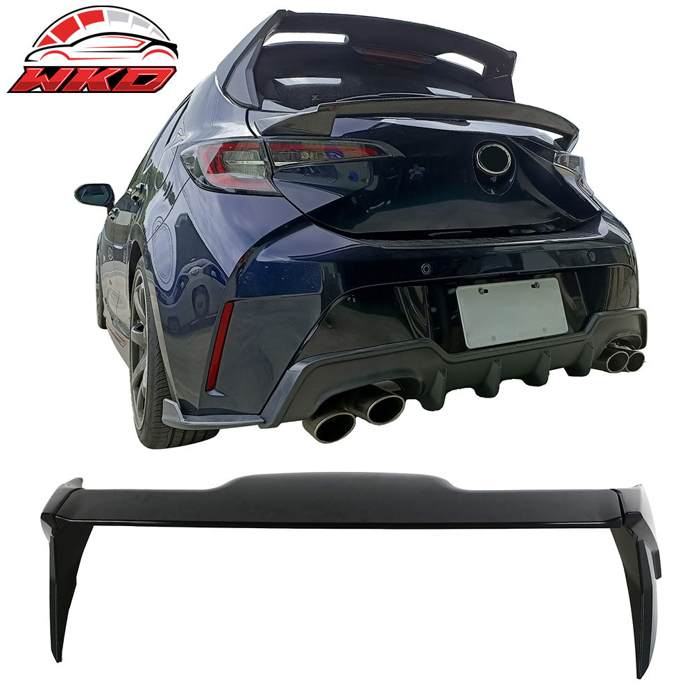 Fits 19-25 Toyota GR Corolla E210 Hatchback 5Dr 3PC Roof Spoiler Wing Unpainted
