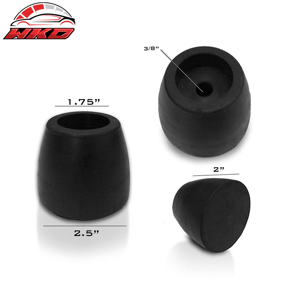 Universal Cone Rubber Cargo Trailer Truck Ramp Door Bumpers Stop Accessory