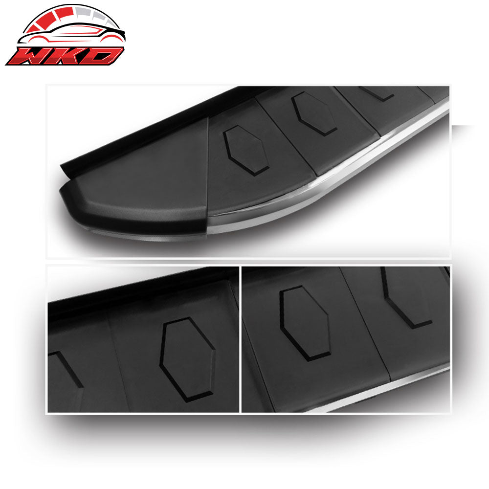 Fits 09-15 Honda Pilot OE Style Running Board Side Step Nerf Bars Black Silver