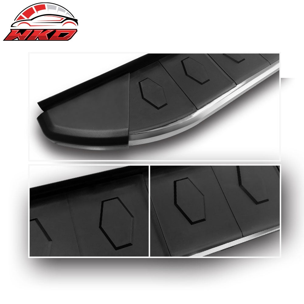 Fits 16-22 Honda Pilot YF5/6 OE Style Running Board Side Step Bar Pair Aluminum