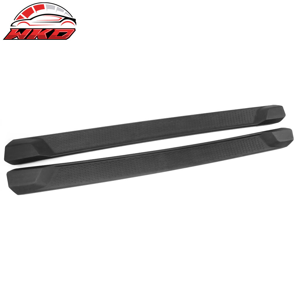 Fits 18-25 Jeep Wrangler JL 4DR Factory Style Textured Black Running Boards