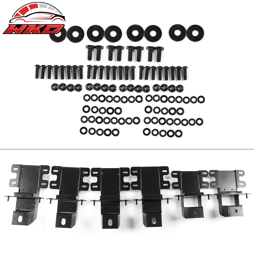 Fits 18-25 Jeep Wrangler JL 4DR Factory Style Textured Black Running Boards