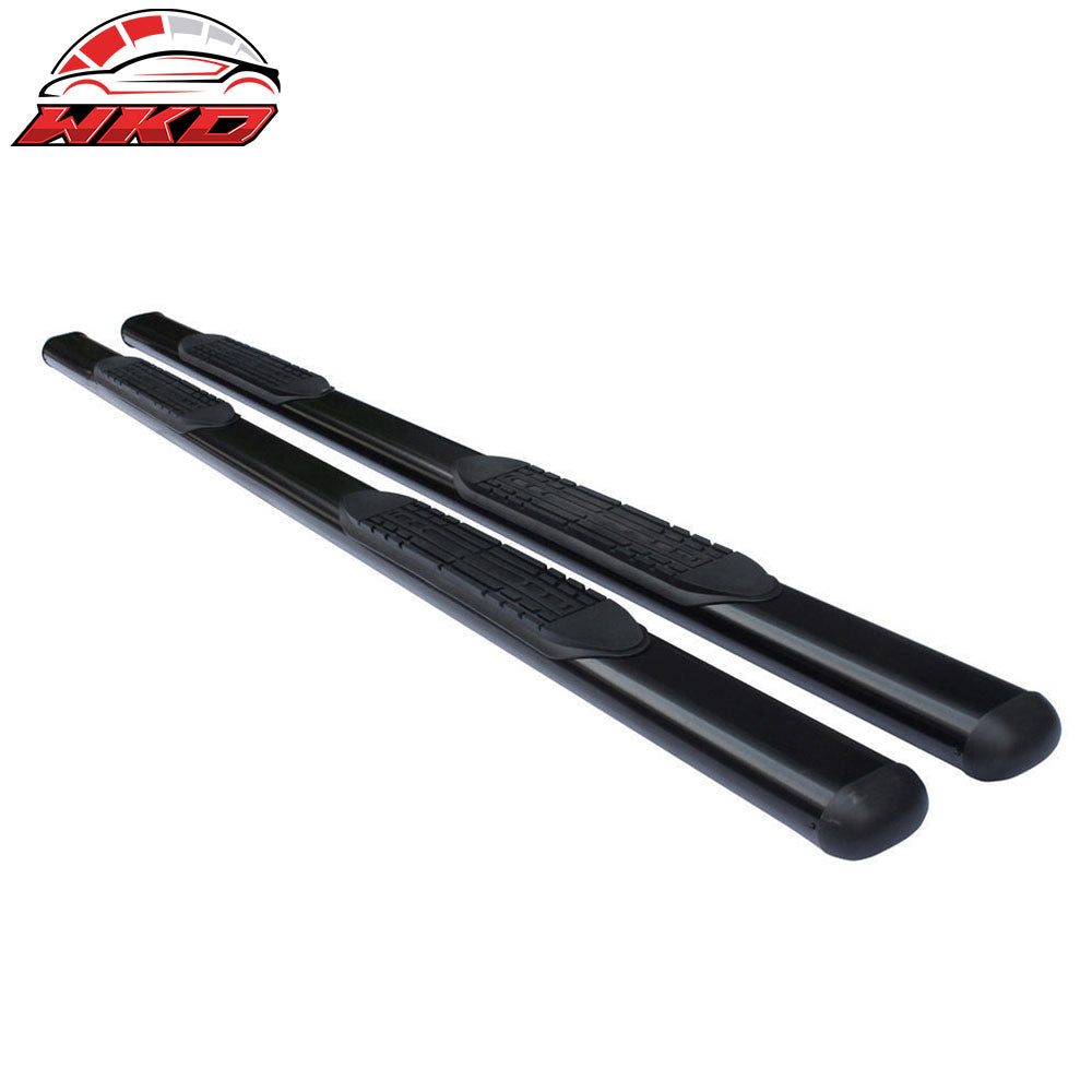 Fits 07-21 Toyota Tundra Extended Cab 4" Oval Side Step Nerf Bar Running Boards
