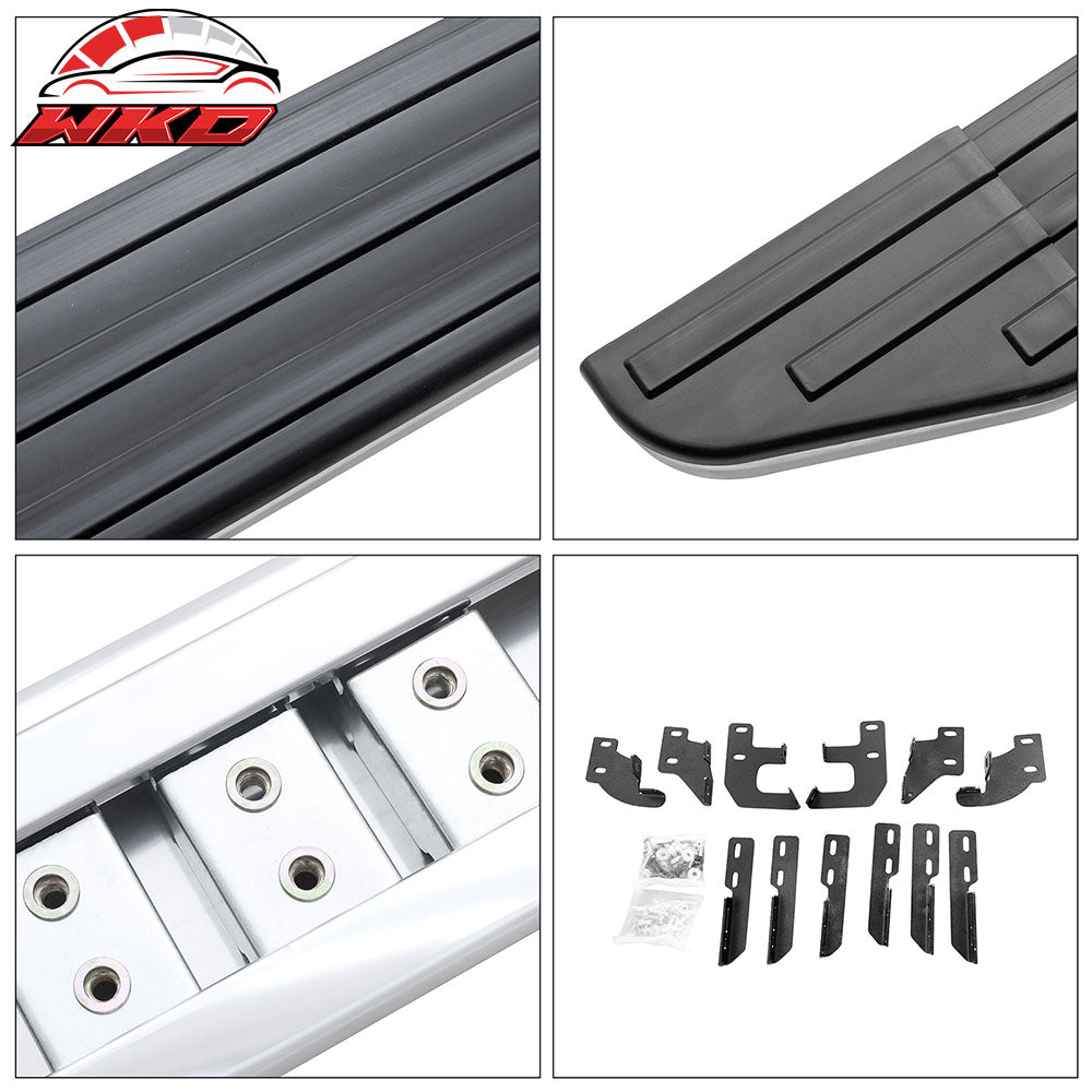 Fits 16-22 Honda Pilot YF5/6 V2 Style Running Board Side Step Bar Pair Aluminum