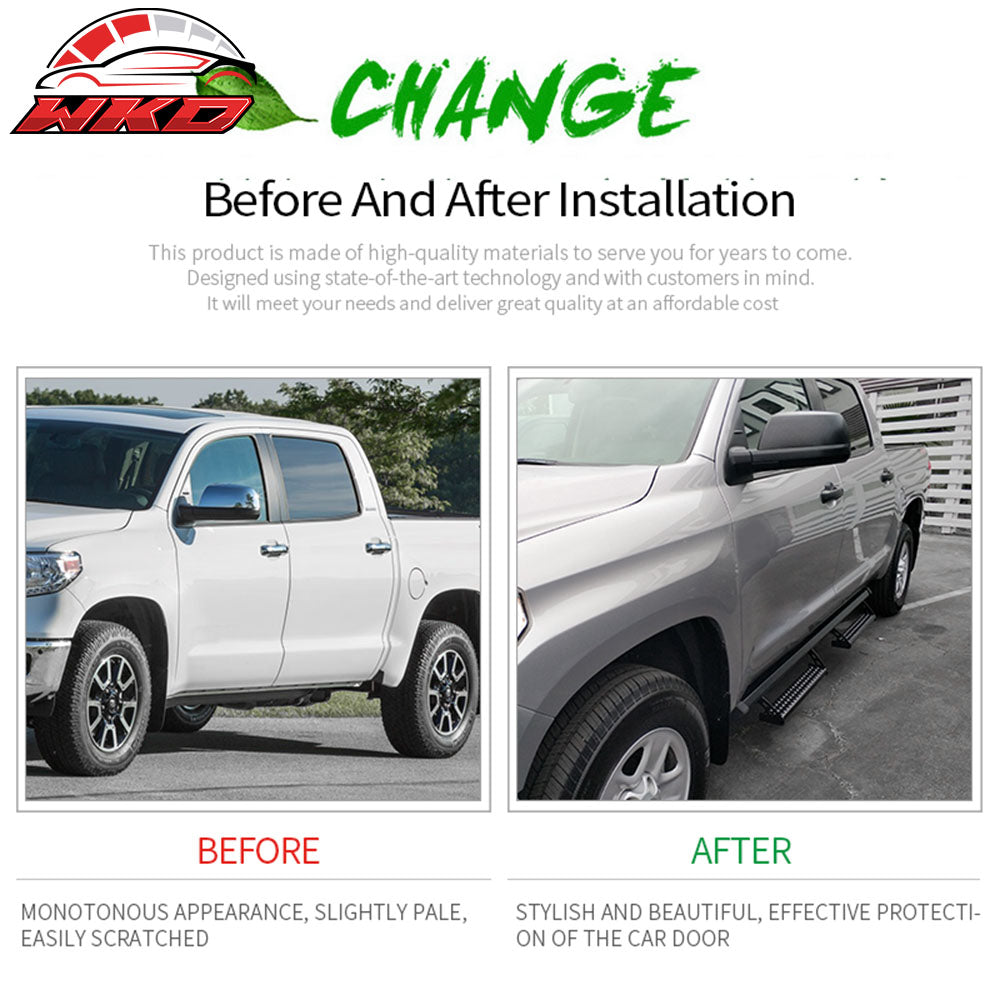 Fits 05-22 Toyota Tacoma Double Running Boards Nerf Bars