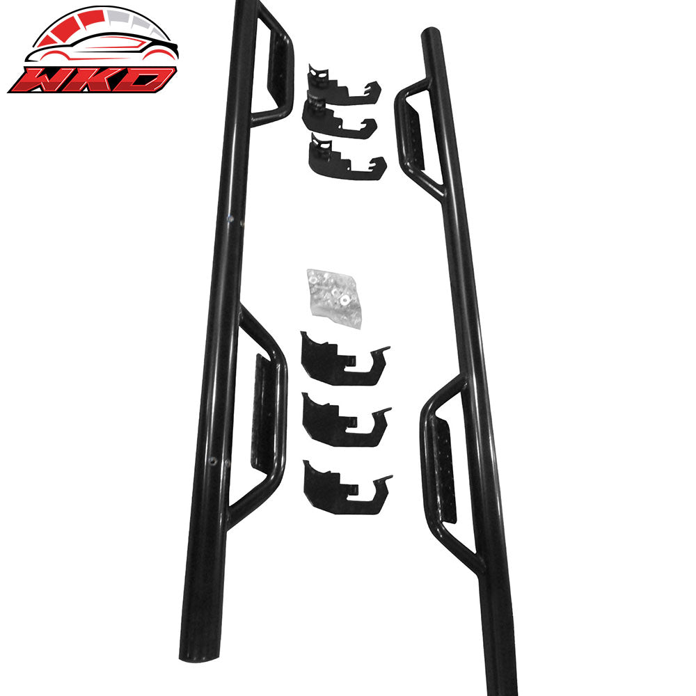 Fits 07-18 Chevy Silverado & GMC Sierra Crew Cab Running Boards Side Step Bars