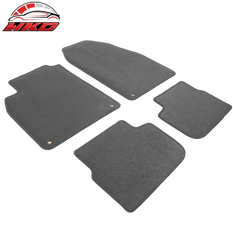 Fits 03-11 Saab 9-3 Car Floor Mats OE Factory Fitment Carpet Front Rear Gray 4PC