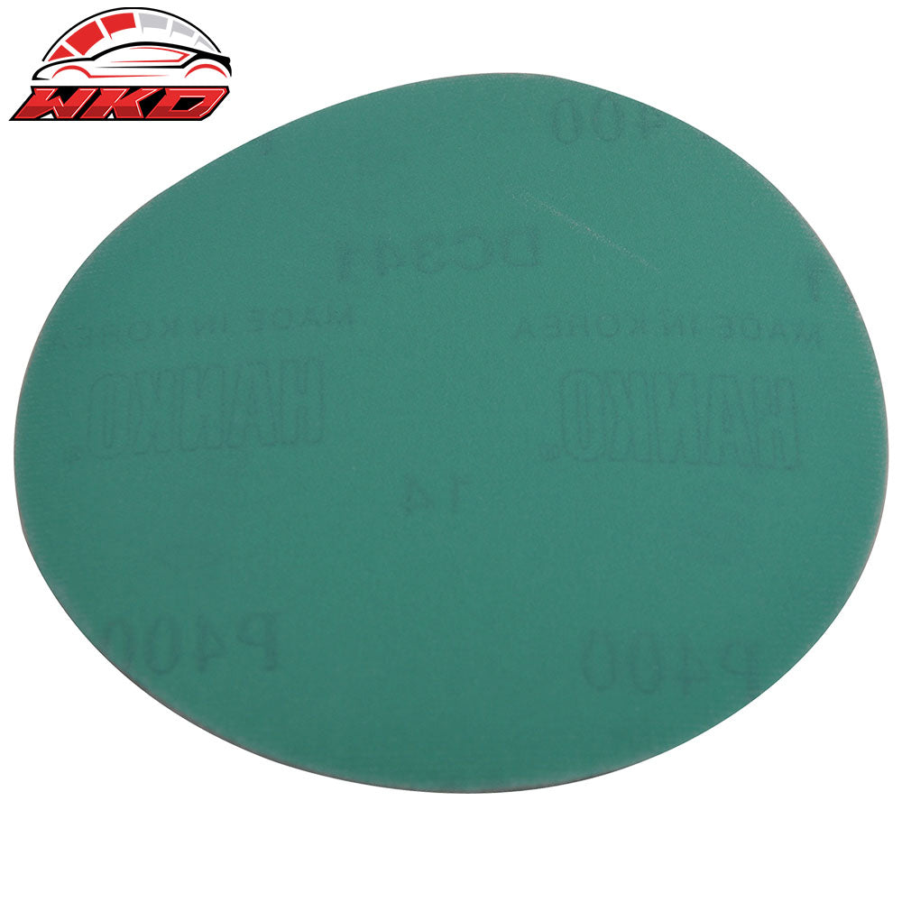 Wet Dry 5 Inch No Hole Sand Paper Disc 400 Grit Repair Sandpaper 10PC
