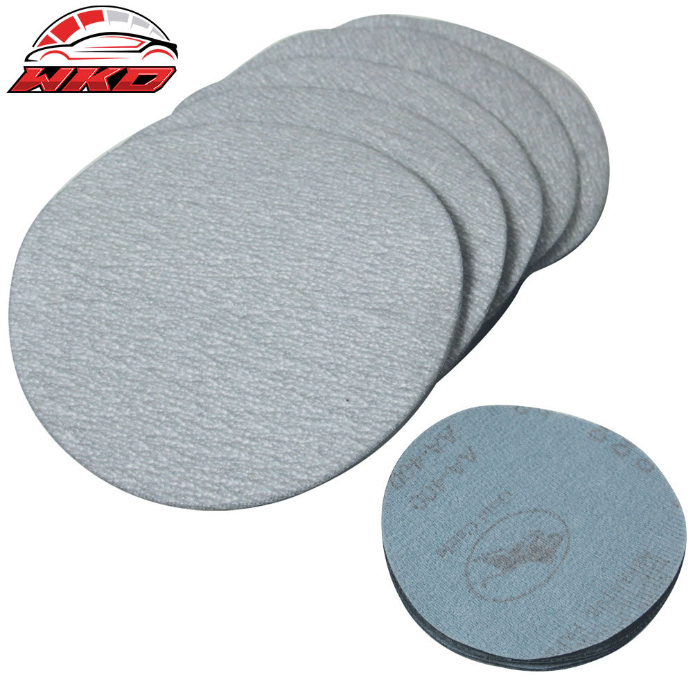 50PC 5Inch 127mm 400 Grit Auto Sanding Disc No Hole Sandpaper Sheets Sand Paper | Wholesale Default Title - Wikond Auto