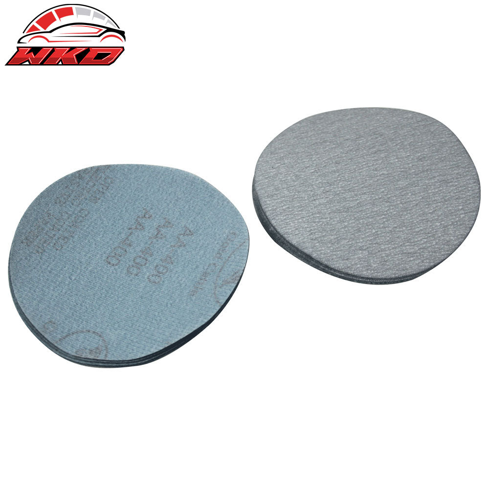 50PC 5Inch 127mm 400 Grit Auto Sanding Disc No Hole Sandpaper Sheets Sand Paper | Wholesale - Wikond Auto