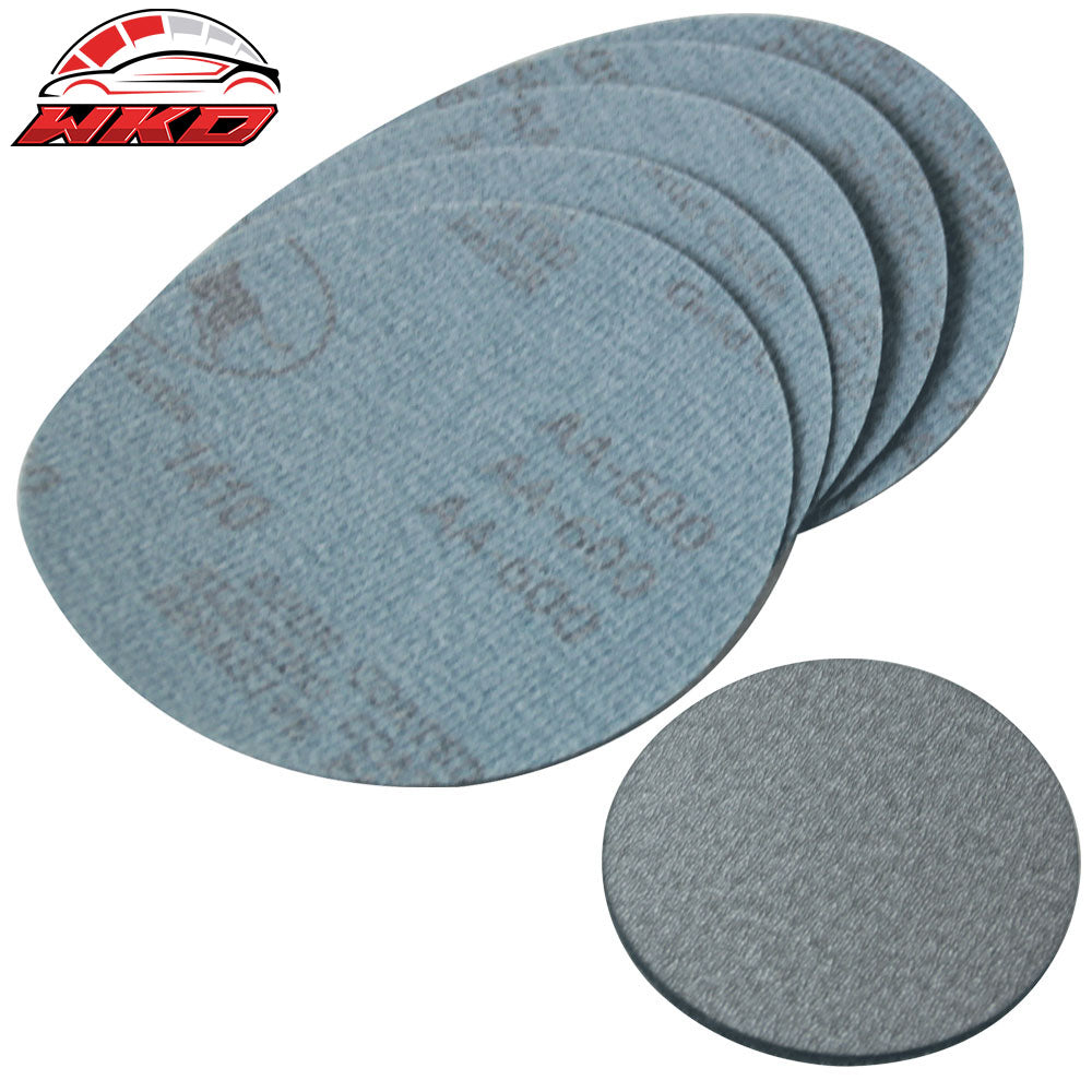 10PC 5Inch 127mm 600 Grit Auto Sanding Disc No Hole Sandpaper Sheets Sand Paper