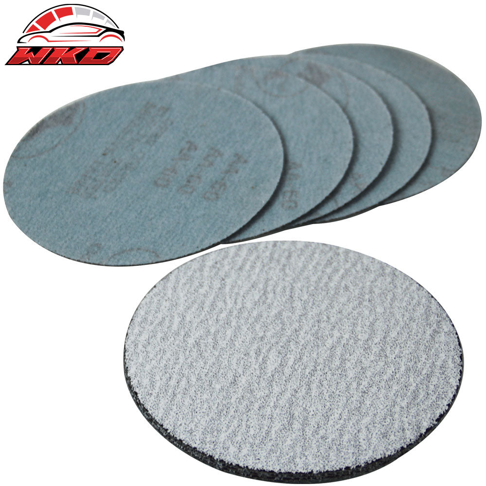 50PC 5Inch 127mm 60 Grit Auto Sanding Disc No Hole Sandpaper Sheets Sand Paper | Wholesale - Wikond Auto