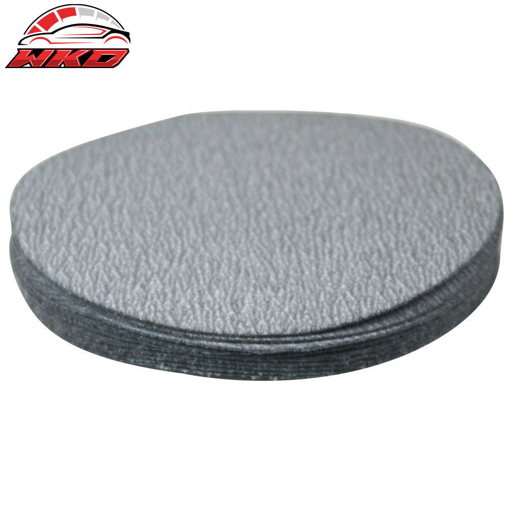 50PC 5Inch 127mm 240 Grit Auto Sanding Disc No Hole Sandpaper Sheets Sand Paper