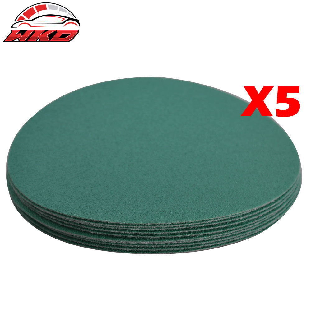 50PCS Wet Dry 5 Inch No Hole Sand Paper Disc 320 Grit Auto Car Repair Sandpaper