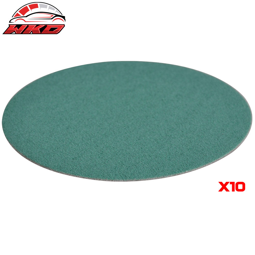 Wet Dry 5 Inch No Hole Sand Paper Disc 80 Grit Auto Car Repair Sandpaper 100 PC