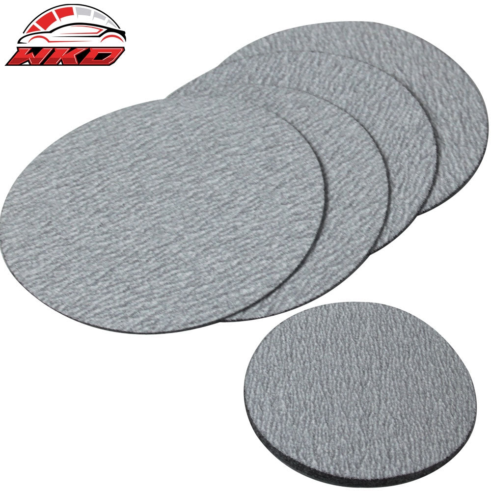 50PC 5Inch 127mm 150 Grit Auto Sanding Disc No Hole Sandpaper Sheets Sand Paper