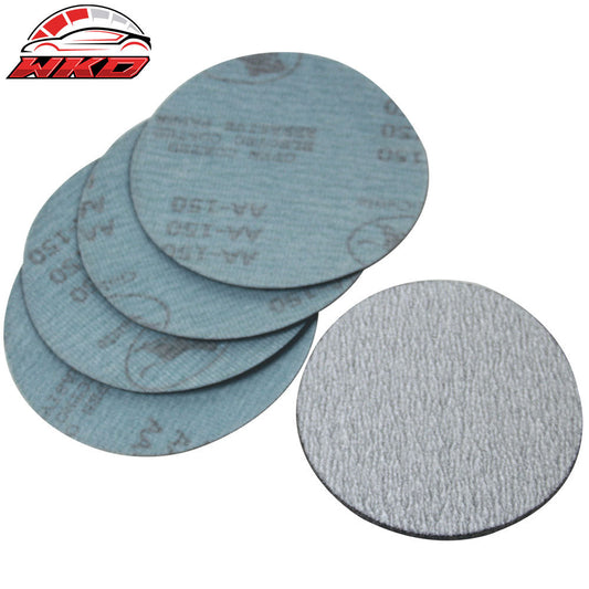 Wholesale 100PC 5Inch 127mm 100 Grit Auto Sanding Disc No Hole Sandpaper Sheets Sand Paper