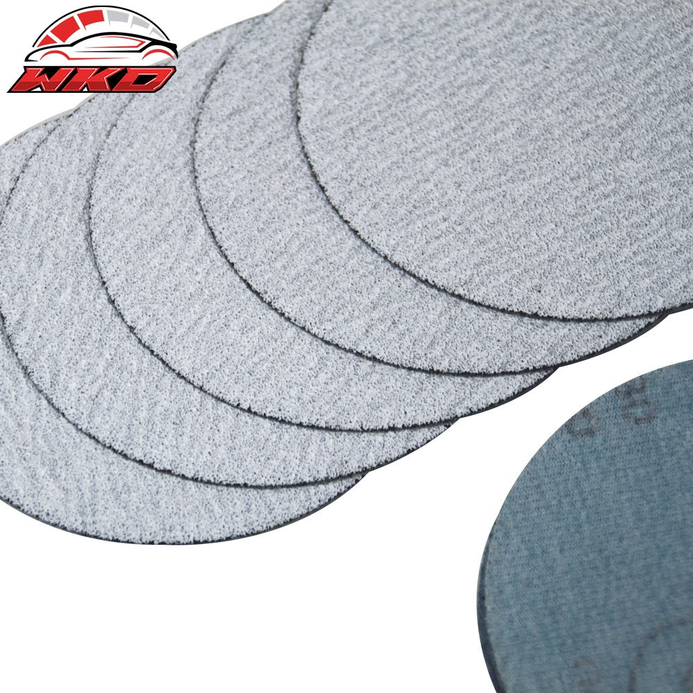 100PC 5Inch 127mm 100 Grit Auto Sanding Disc No Hole Sandpaper Sheets Sand Paper