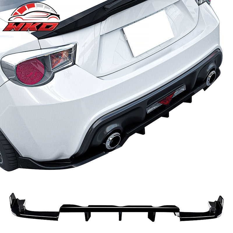 Wholesale For 13-16 Scion FR-S/Toyota 86/13-20 BRZ IKON Rear Bumper Diffuser Gloss Black