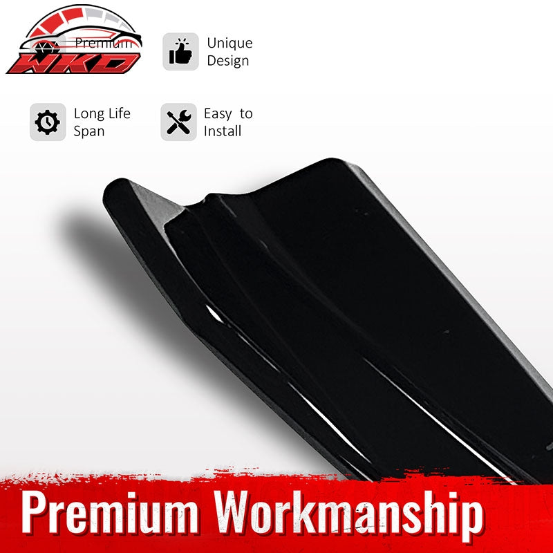 For 13-16 Scion FR-S/Toyota 86/13-20 BRZ IKON Rear Bumper Diffuser Gloss Black