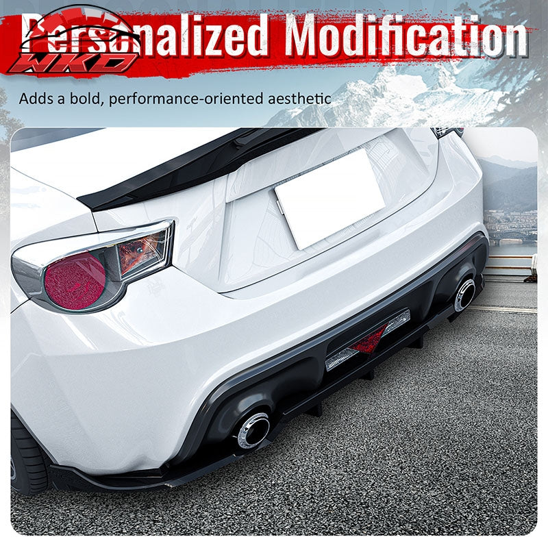 For 13-16 Scion FR-S/Toyota 86/13-20 BRZ IKON Rear Bumper Diffuser Gloss Black