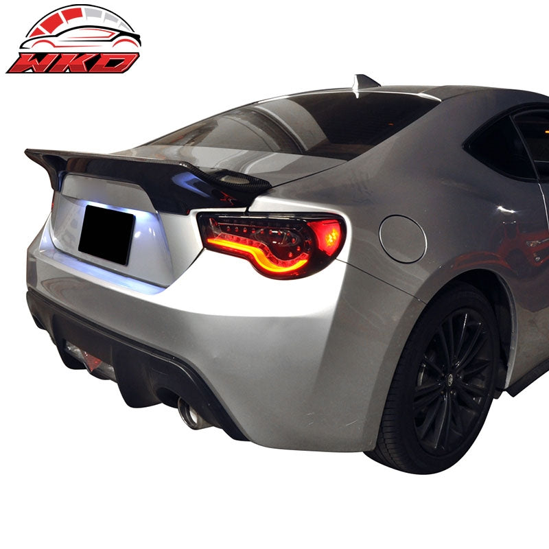 Fits 13-20 Scion FRS/BRZ/Toyota 86 V3 Style Trunk Spoiler - Matte Carbon Fiber