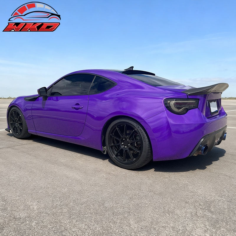Fits 13-20 Scion FRS GT86 Subaru BRZ L Style Trunk Spoiler Carbon Fiber Print
