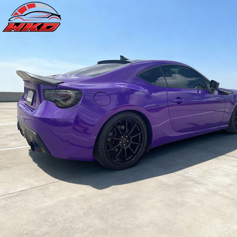 Fits 13-20 Scion FRS GT86 Subaru BRZ L Style Trunk Spoiler Carbon Fiber Print