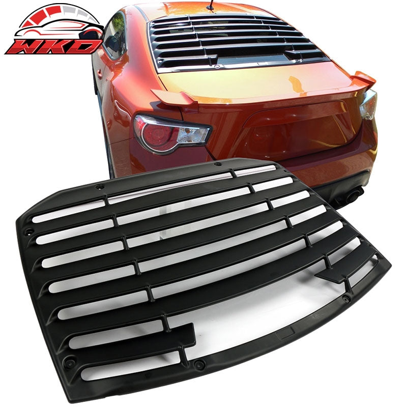 Fits 13-20 Scion FRS/Subaru BRZ/Toyota 86 T Style Rear Window Louver Matte Black