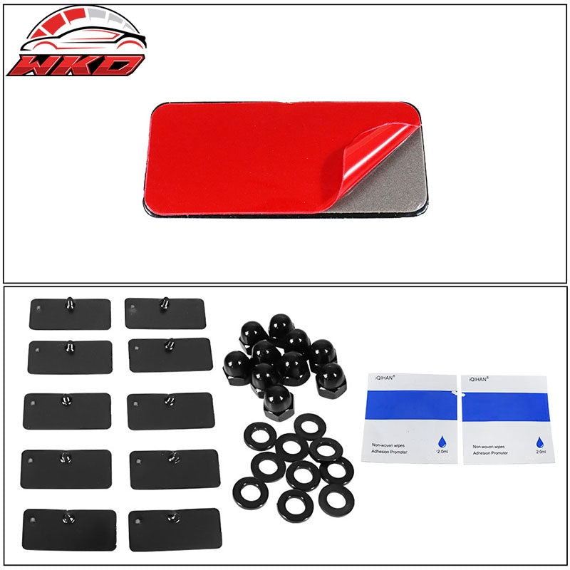 Fits 13-20 Scion FRS/Subaru BRZ/Toyota 86 IKON Style Window Louver Gloss Black