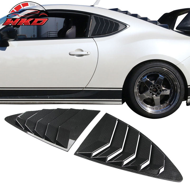 Wholesale 13-20 Scion FRS/Subaru BRZ/Toyota 86 IKON Window Louver Carbon Fiber Print