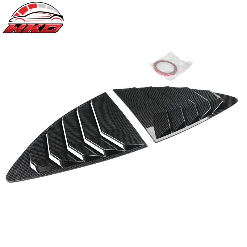 Fits 13-20 Scion FRS/Subaru BRZ/Toyota 86 IKON Window Louver Carbon Fiber Print