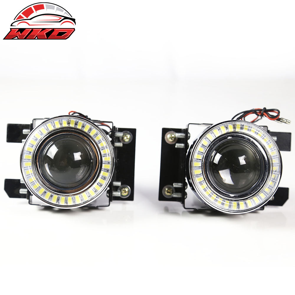 Fits 13-16 FR-S Projector Fog Lights Angel Eyes Foglamp Bezels