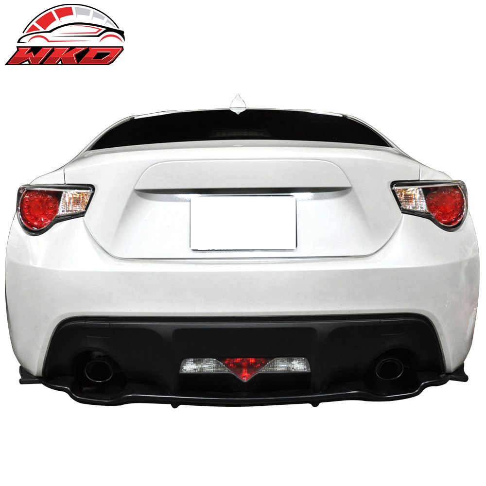 Fit 13-20 Scion FRS/BRZ/Toyota 86 OE Rear Bumper Diffuser + CS Rear Bumper Apron