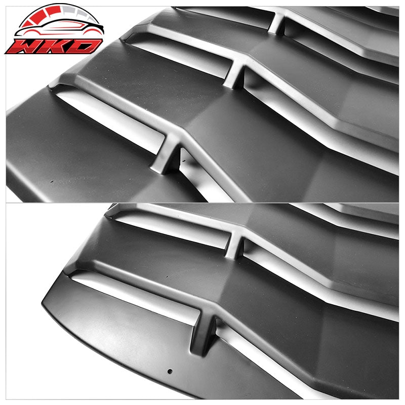 Fits 11-16 Scion TC Rear Window Windshield Louver Unpainted ABS