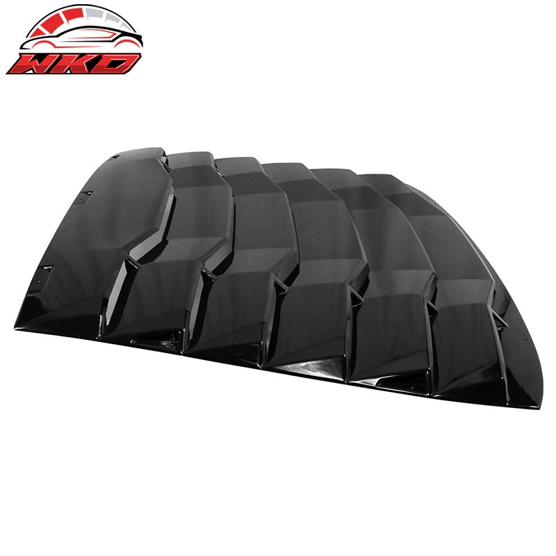 Fits 11-16 Scion TC ABS Window Windshield Louver - Gloss Black