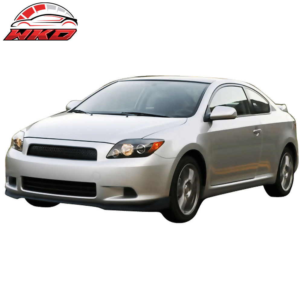 Fits 05-10 Scion tC CS Style PU Front Bumper Lip Chin Spoiler Add On Body Kit