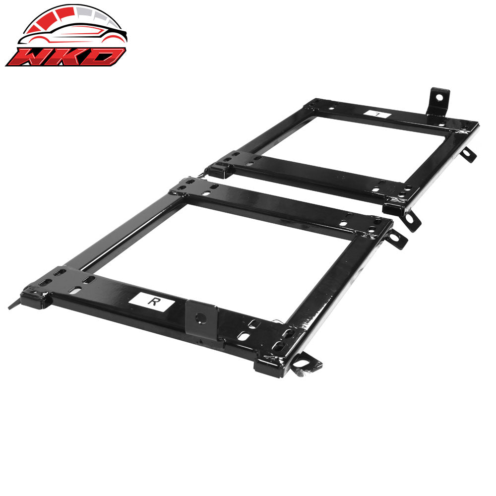 Fits 93-98 Toyota Supra Pair Racing Seat Brackets Mount Rail Track Steel