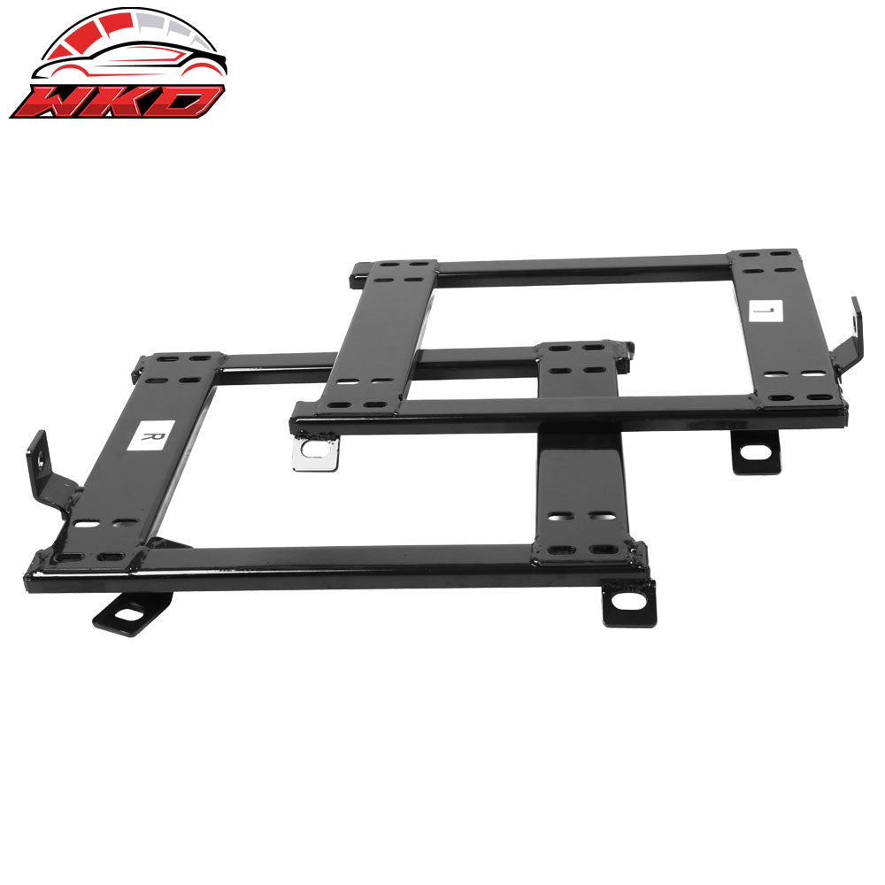 Fits 93-98 Toyota Supra Pair Racing Seat Brackets Mount Rail Track Steel