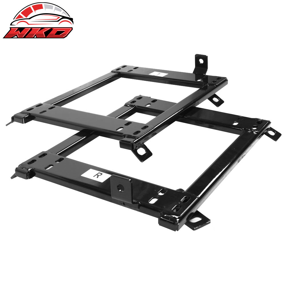 Fits 93-98 Toyota Supra Pair Racing Seat Brackets Mount Rail Track Steel